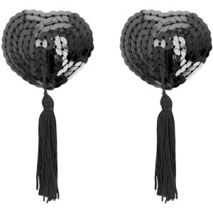 10263 COQUETTE Copri Capezzoli Neri Sextoy