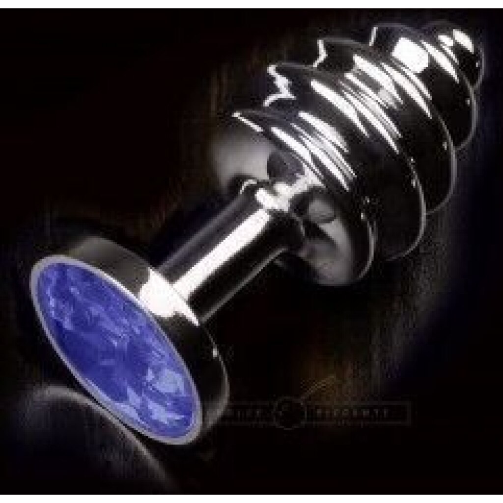 plug anale Jewellery Ribbed Blue