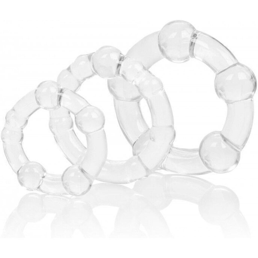 Trio Anelli Stimolatori Elastici Erotici