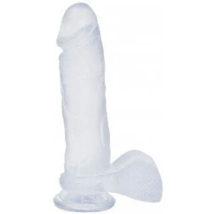 Dildo Crystal Jellies con testicoli Cock 8 '' 3 5901 Dildo Crystal Jellies con testicoli Cock 8 Sextoy
