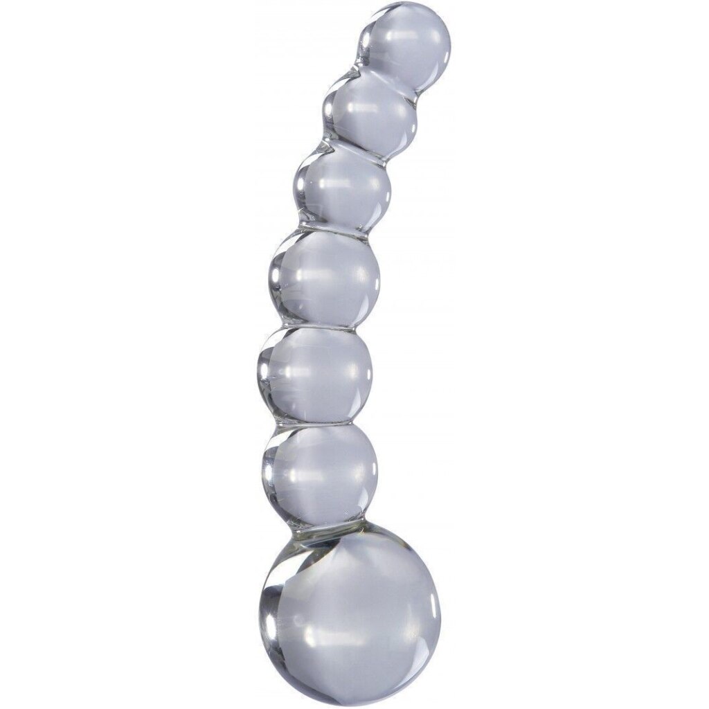 Plug Anale No. 66 Icicles in Vetro Trasparente