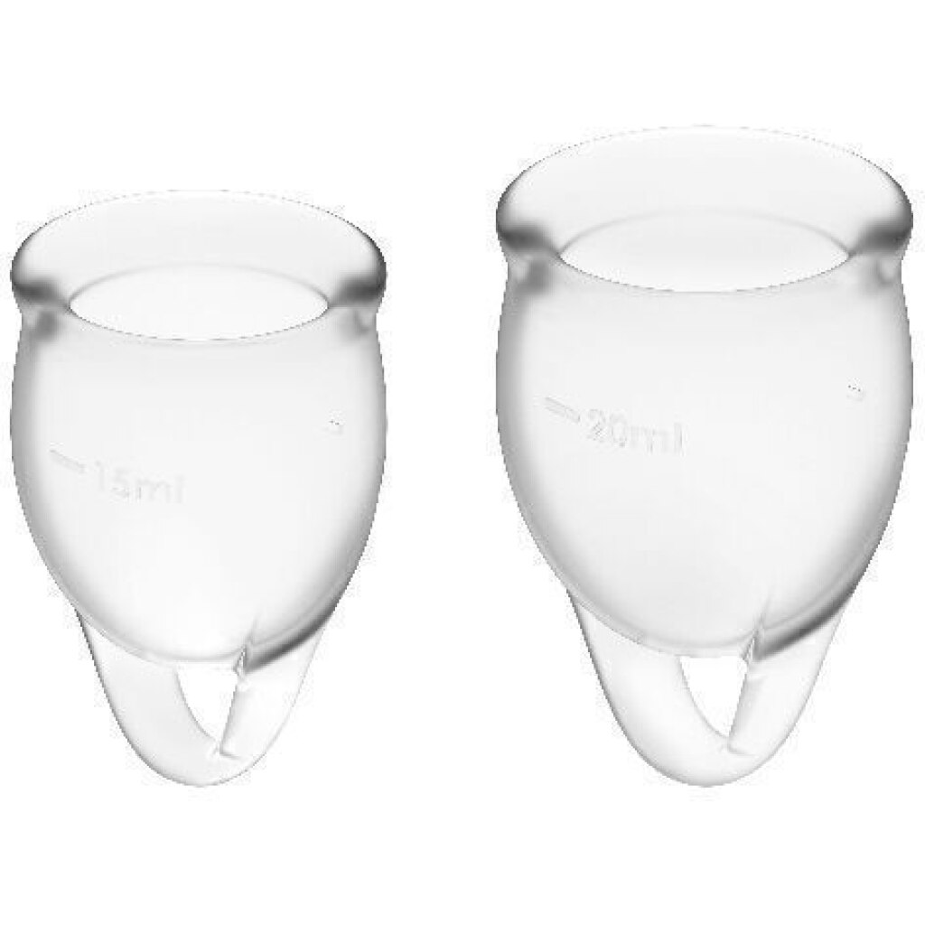 Coppa Mestruale SATISFYER Trasparente 15 + 20ML