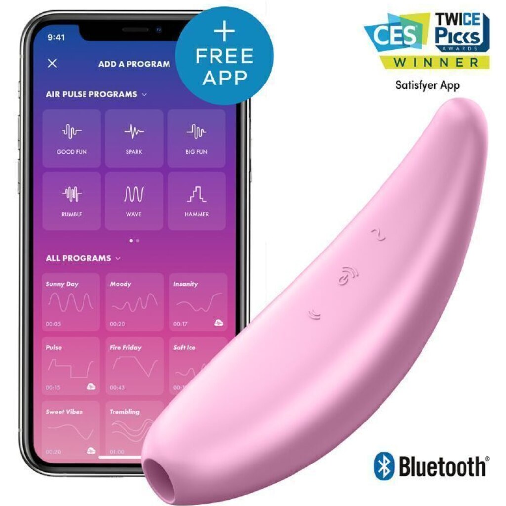 Stimolatore Satisfyer Curvy3 + Rosa
