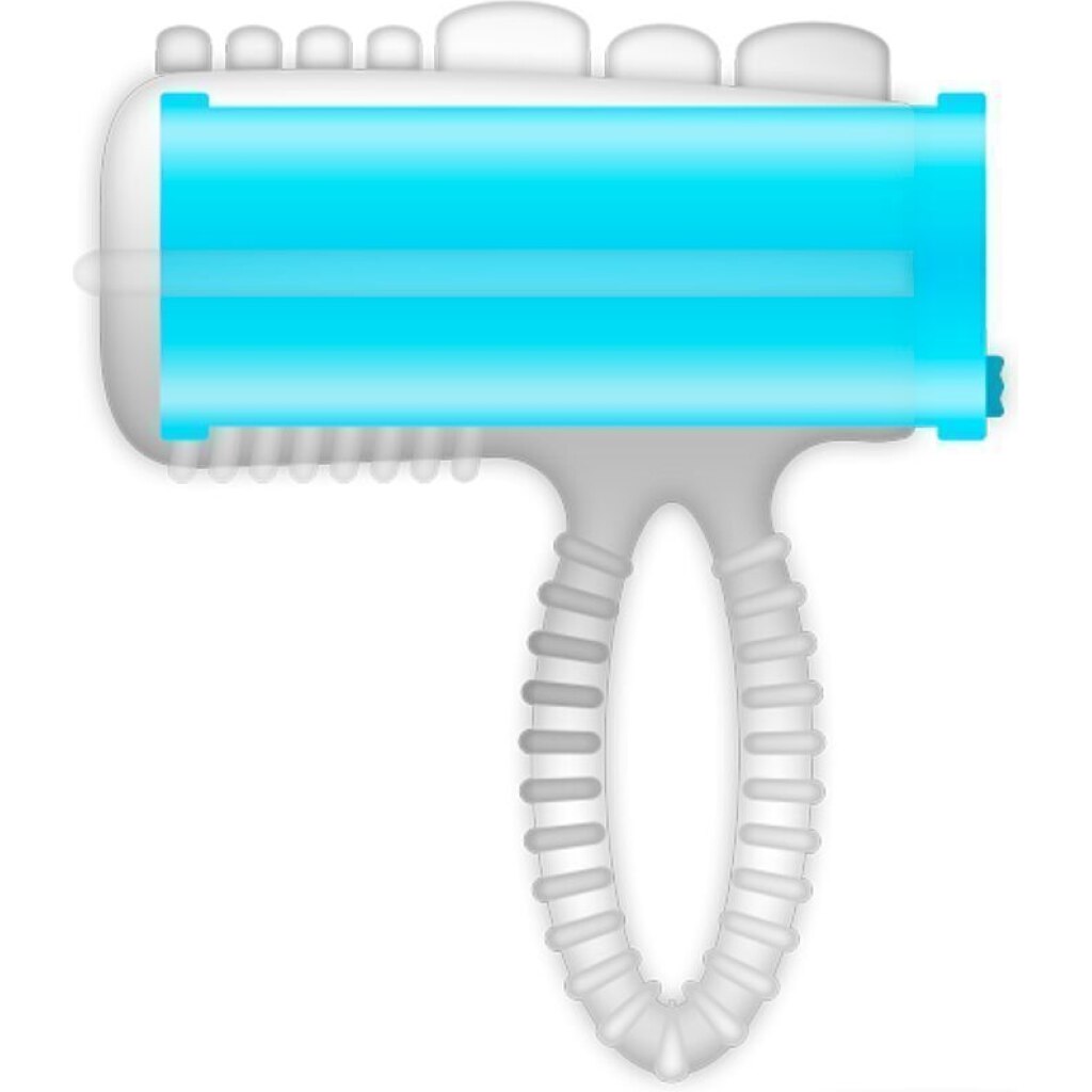 Anello Lingua Blu Vibrante