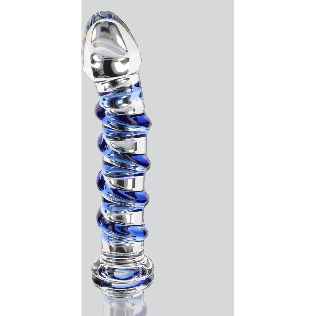 Dildo Realistico in Vetro G-Spot Gemstone
