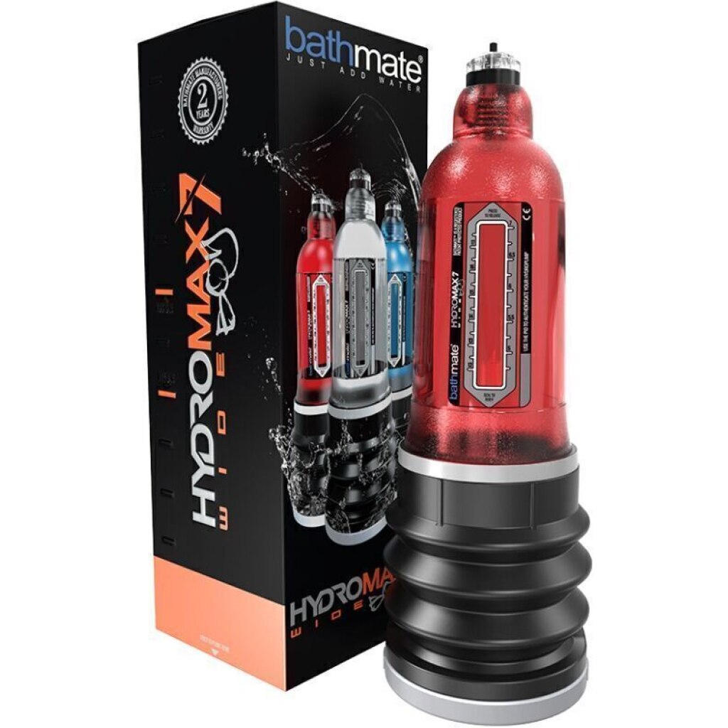 HYDROMAX 7 WIDE BOY Penis Pump Red