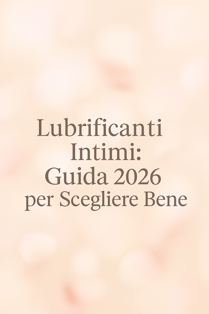 Sfondo pastello con effetto glow e petali sfocati, atmosfera wellness e raffinata per guida ai lubrificanti intimi