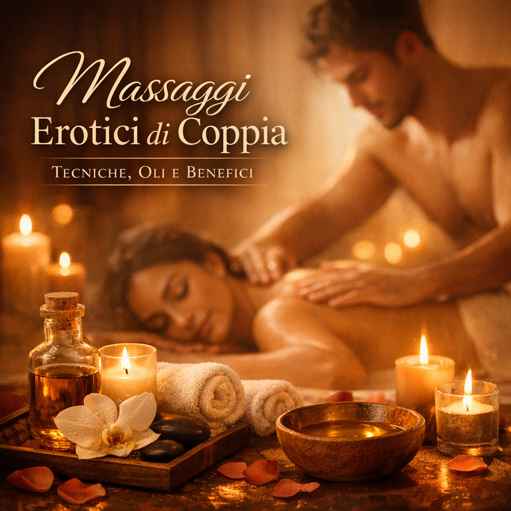 coppia durante massaggi erotici di coppia in ambiente rilassante