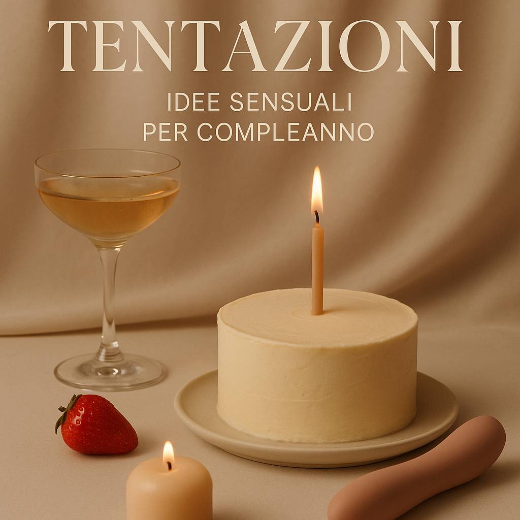 idee sensuali per compleanno: atmosfera elegante e soft con un tocco di minimalismo firmato Tentazioni Velate