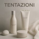 prodotti sensuali per la cura del corpo, selezione benessere di bellezza soft